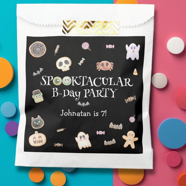 Sacolinha Festa de crianças de aniversário Spooktacular (Criador carregado)
