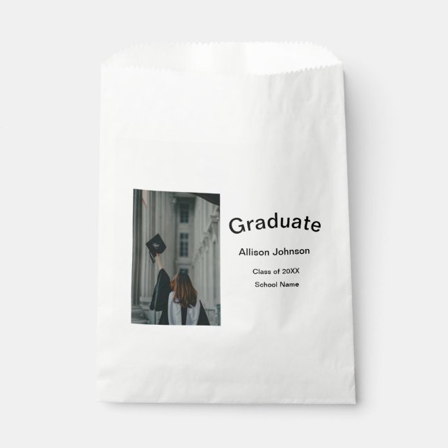 Sacolinha festa de formatura elegante e elegante (Frente)