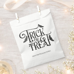 Sacolinha Festa de Halloween de Trick ou Tratar Sparkly
