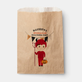 Sacolinha Festa de Halloween do Pequeno Diabo