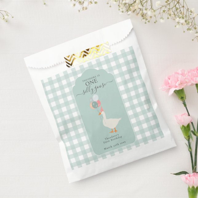 Sacolinha Festa de primeiro aniversario de Ganso de Um Bobo (Selado)