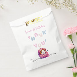 Sacolinha Festa de primeiro aniversario de Gatinha