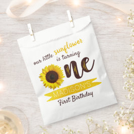 Sacolinha Festa de primeiro aniversario de Girassol