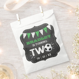 Sacolinha Festa de segundo aniversário de Bola de Futebol Al
