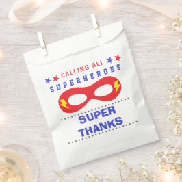 Sacolinha Festa de Super-Heróis Super obrigado