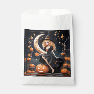 Sacolinha Festa do Halloween Favorece a Bruxa Bolsas