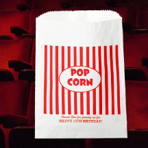 Filme Popcorn Personalizado Favor do Partido Bag