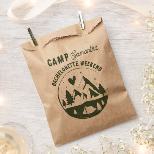 Sacolinha Fim de semana de acampamento para despedida de sol