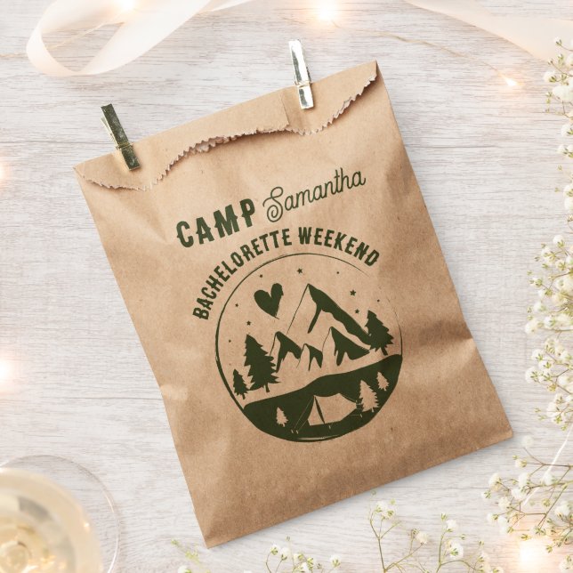 Sacolinha Fim de semana de acampamento para despedida de sol (Cortado)