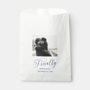 Sacolinha Finalmente, Foto de Casamento Minimalista Salvar a