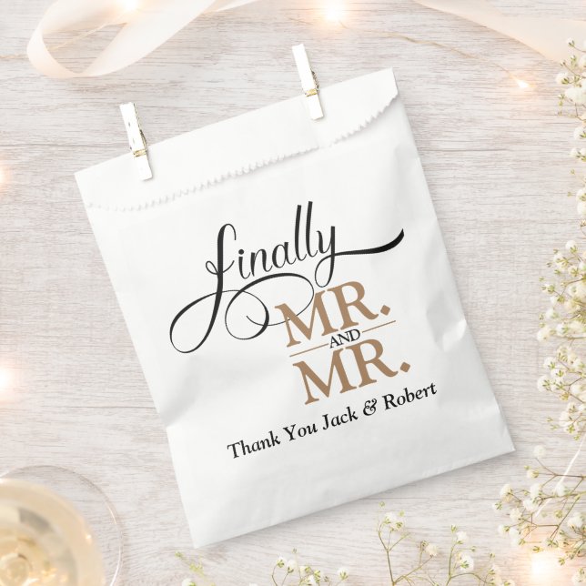 Sacolinha Finalmente Recepção de Casamento de Sr. e Sr. (Cortado)