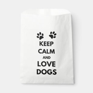 Sacolinha Fique calmo e ame cachorros