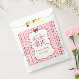 Sacolinha First Birthday valentine baby birthday party