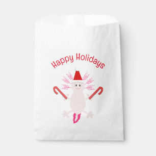 Sacolinha Fixe de Natal Axolotl Personalizado
