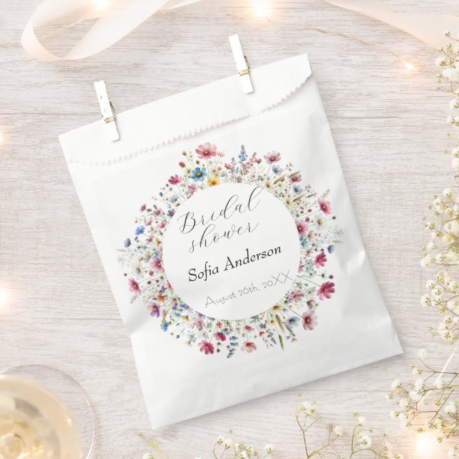 Sacolinha Flor de festa de jardim francês (Cortado)