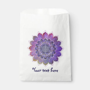 Sacolinha Flor De Vida - Estilo De Vintage Espaço De Galáxia