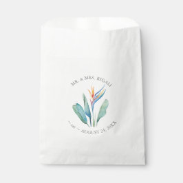 Sacolinha Flor Tropical Laranja