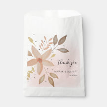 Florais em Aquarela de Terracota Elegantes Pintado