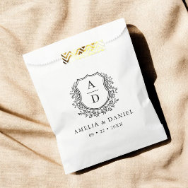 Sacolinha Floral Monograma White Crest Modern