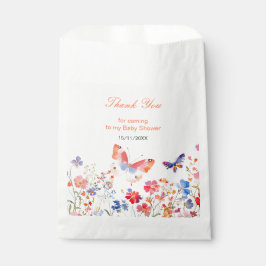 Sacolinha Floral Summer Butterfly Chá de fraldas