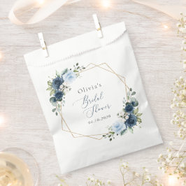 Sacolinha Flores de marinho, Flores Azuis, Boho, Chá de pane