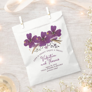 Sacolinha Flores Roxas Gargas com Casamento de Acentos Doura