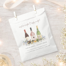 Sacolinha Flores Selvagens Animam-se a Amar Garrafas de Vinh