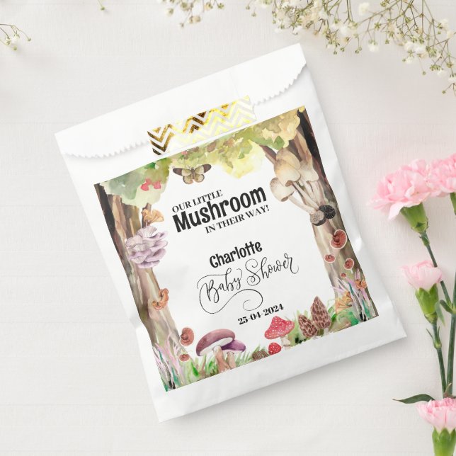 Sacolinha floresta chá de fraldas de cogumelos (Selado)