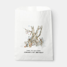 Sacolinha Floresta de Woodland Inverno | Bolsas a favor da P