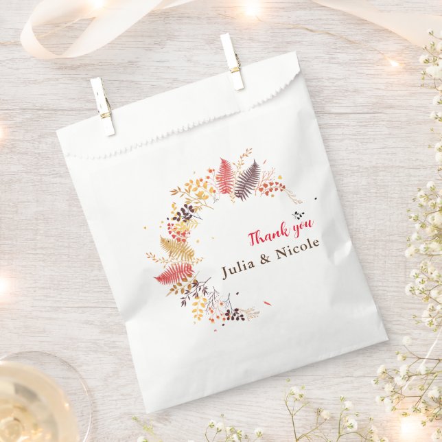 Sacolinha Florestas Selvagens Florestais Fern Cogumelos Folh (Cortado)