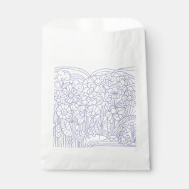 Sacolinha Flower Garden Blue
