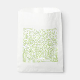 Sacolinha Flower Garden Green