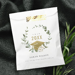 Sacolinha Formatação Dourada do Leafy Botânico Elegante