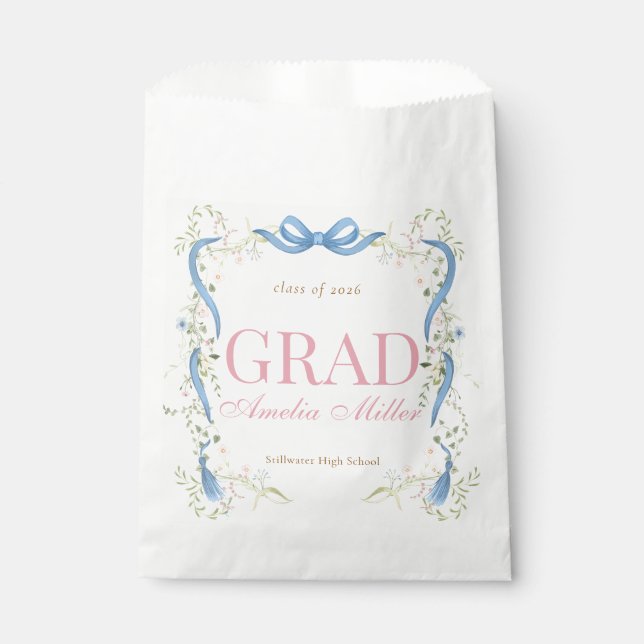 Sacolinha Formatura de Fancy Florals (Frente)