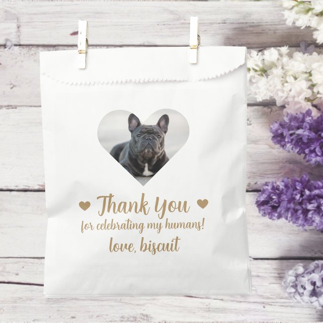 Sacolinha Foto de Casamento de Cachorro Bag (Criador carregado)