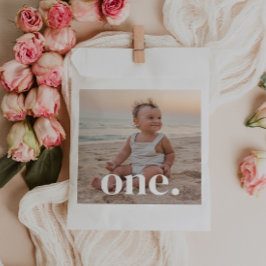 Sacolinha Foto do primeiro aniversario - um