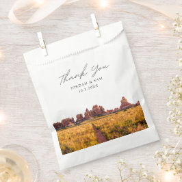 Sacolinha Foto Personalizada do Casamento Canyonlands