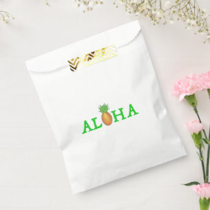 Sacolinha FRUTA de abacaxi do Havaí, Ilha Tropical ALOHA