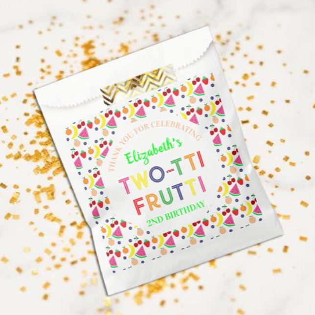 Sacolinha Fruta Dois-tti Frutti 2º Aniversário (Criador carregado)