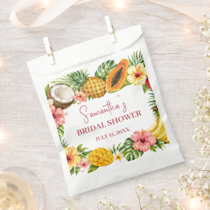 Sacolinha Frutas Tropicais Coco Casamento Havaiano