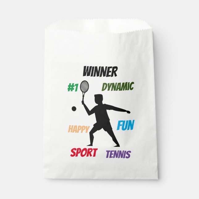 Sacolinha Fun player tennis  (Frente)