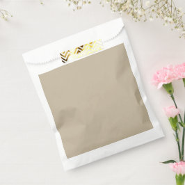Sacolinha Fundo bege claro - Design de Casamento