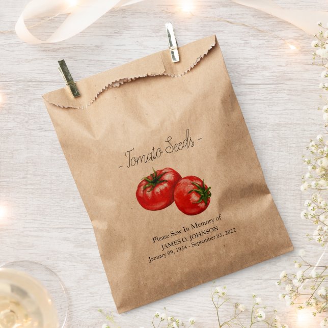 Sacolinha Funeral Memorial Tomato Seed (Cortado)