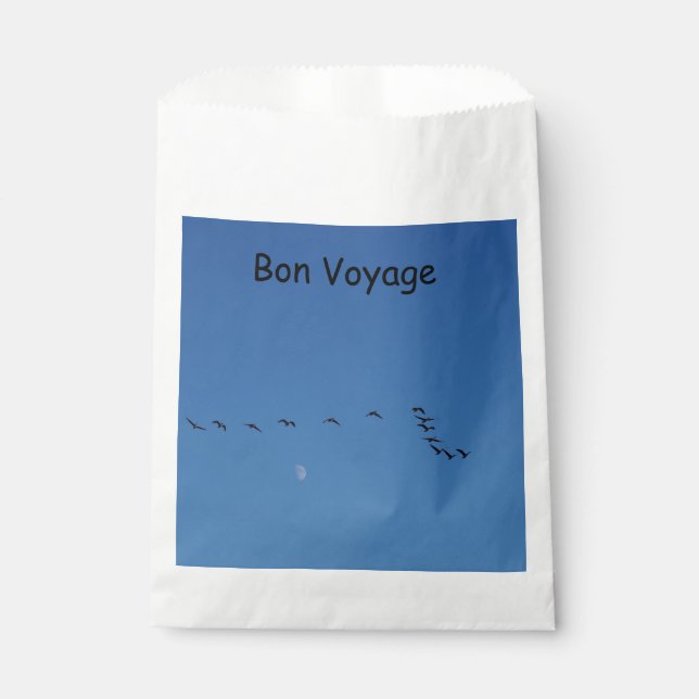 Sacolinha Gansos canadenses em voo (Frente)