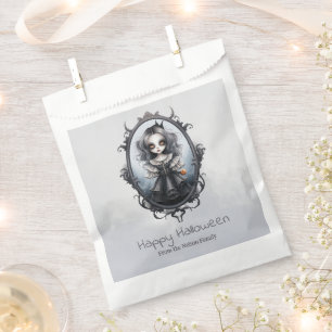 Sacolinha Garota Gótica no Feliz Dia das Bruxas do Espelho V