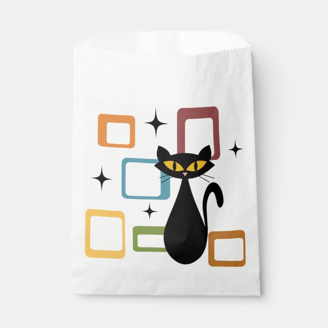 Sacolinha gato preto meio século (Frente)