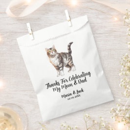 Sacolinha Gato Tigre Casamento Pet Cor Completa