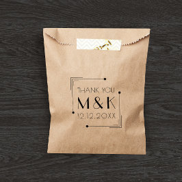 Sacolinha Gatsby Black Obrigado Kraft Paper Bag