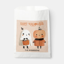 Sacolinha Ghost e Pumpkin Cuto Whimsic Halloween