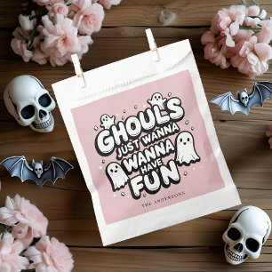Sacolinha Ghouls Só Quer Se Divertir Festa de Pastel
